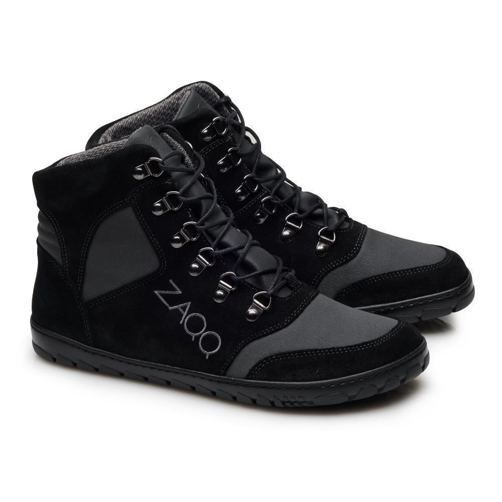 Outdoor Boot: HIQE Black Waterproof | ZAQQ Barefoot