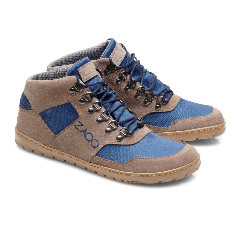 Outdoor Barfoot Shoes: Waterproof ZAQQ HIQE Mid Ocean