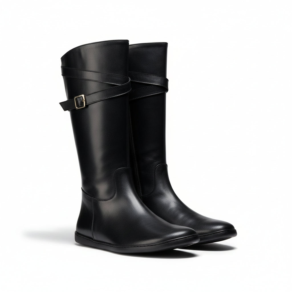 ATTRAQT Winter Black: Warm Boots