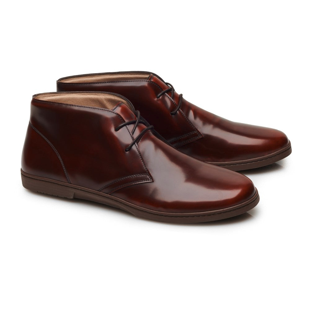 brown vegan dress shoes DUQE Vegan Antique Brown