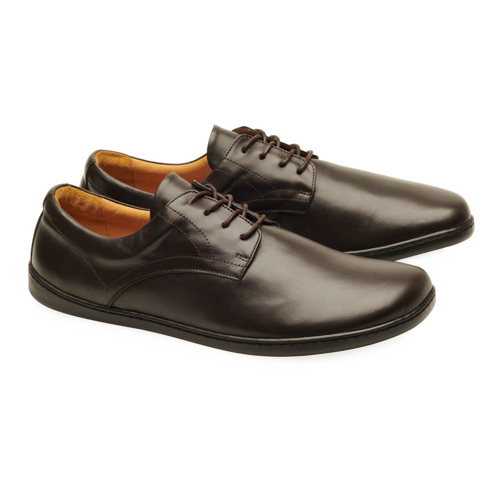 zaqq peaq leather dress shoe PEAQ Dark Brown