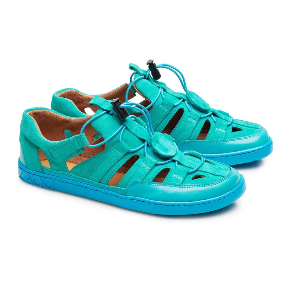 QLEAR Turquoise: Outdoor Shoe Summer | ZAQQ Barefoot Shoes