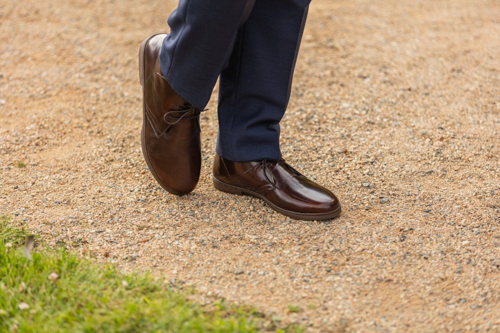vegan brown dress shoes Men's Classic Cap-Toe Formal Oxford Shoes