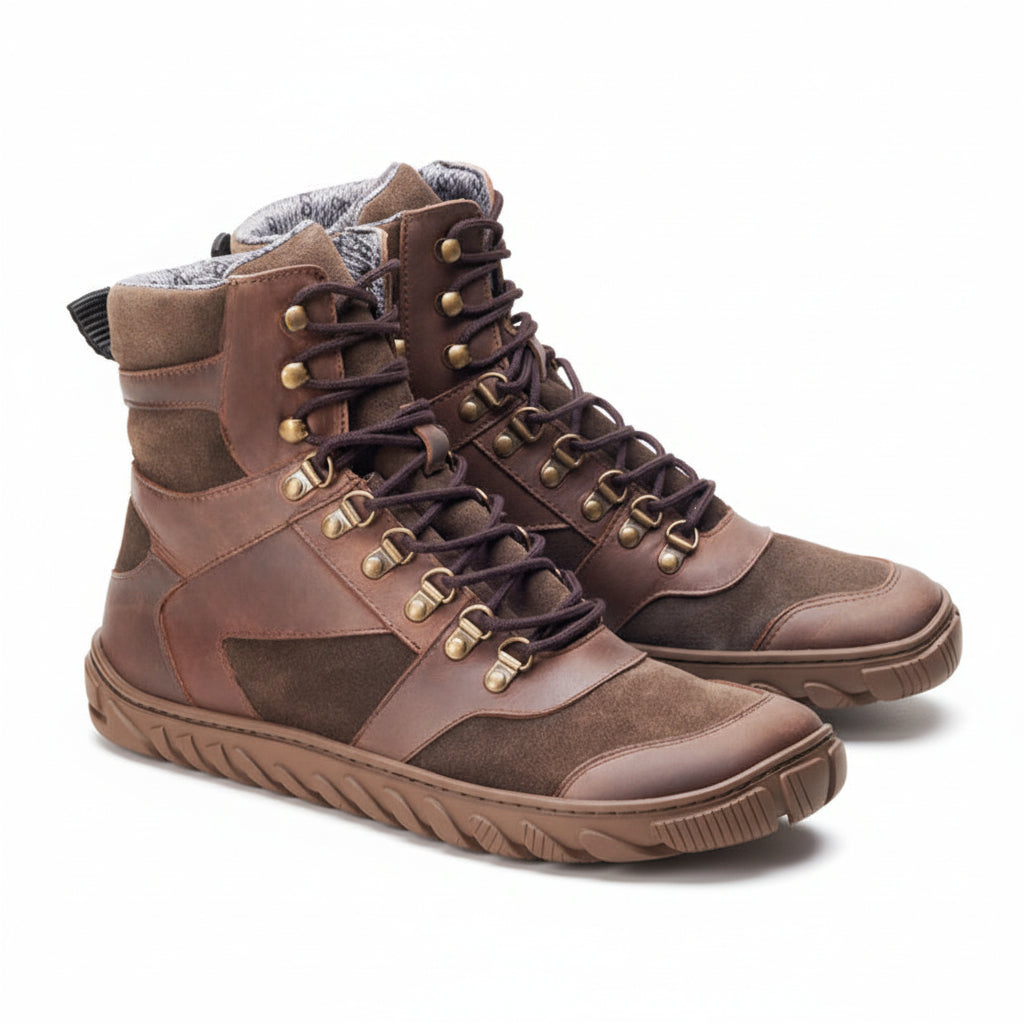 EXPLORER Brown Waterproof | ZAQQ Barefoot Shoes