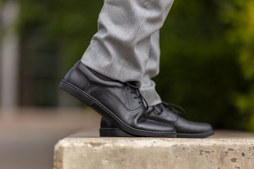 zaqq peaq leather dress shoe PEAQ Brogue Black