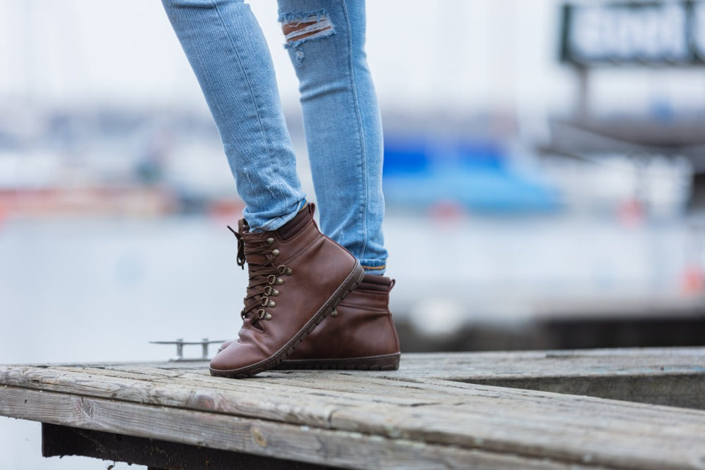 Expeq vegano marone impermeable