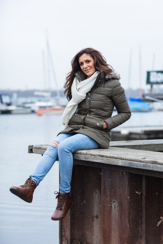 Expeq vegano marone impermeable