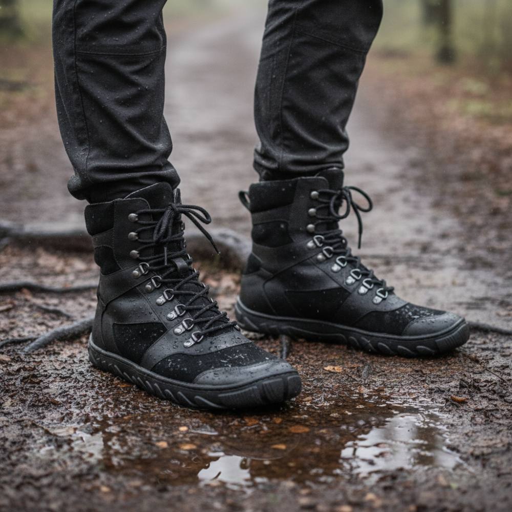 Explorer Black Waterproof | ZAQQ Barefoot Shoes