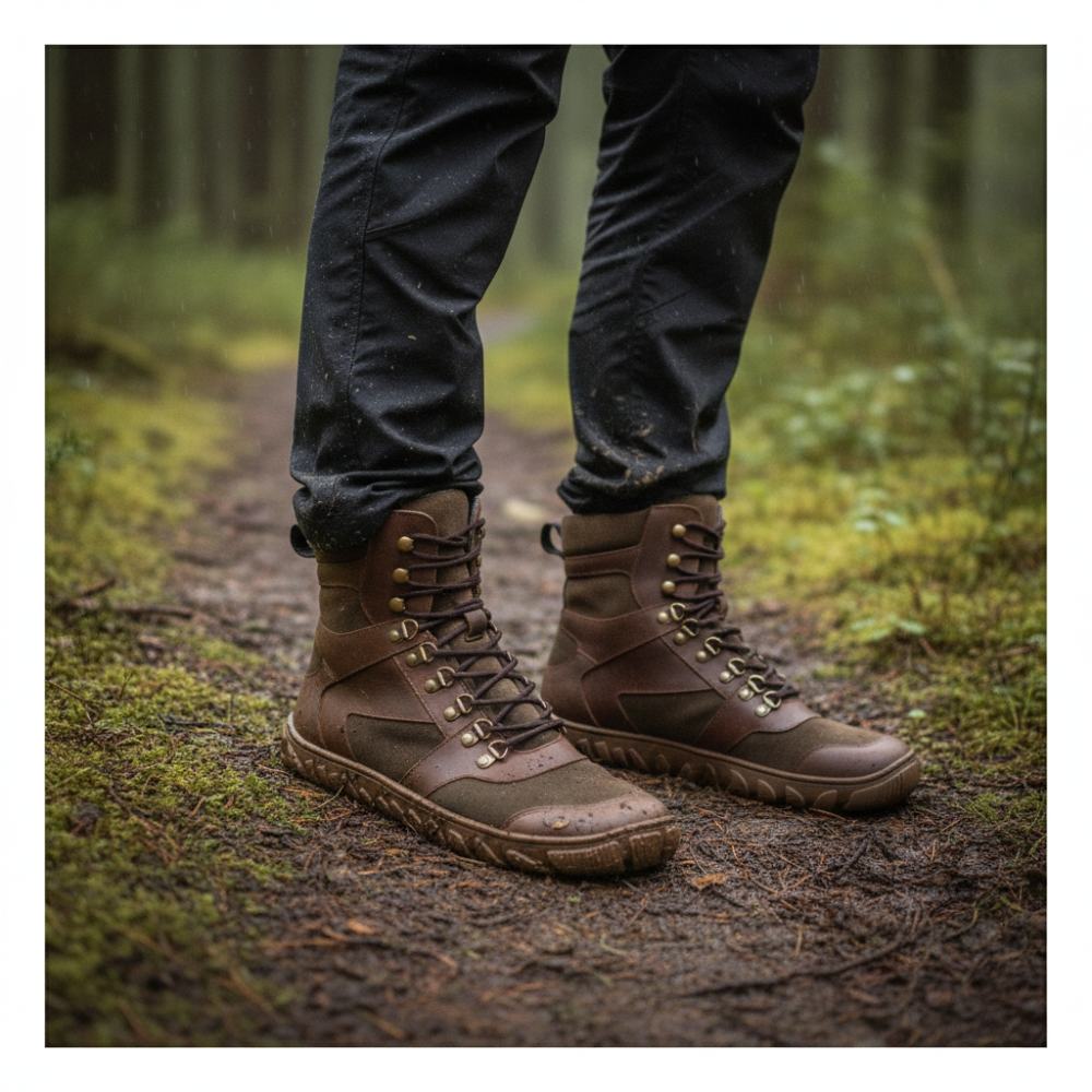 EXPLORER Brown Waterproof | ZAQQ Barefoot Shoes