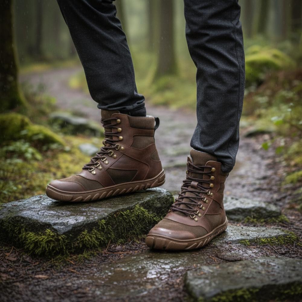 EXPLORER Brown Waterproof | ZAQQ Barefoot Shoes