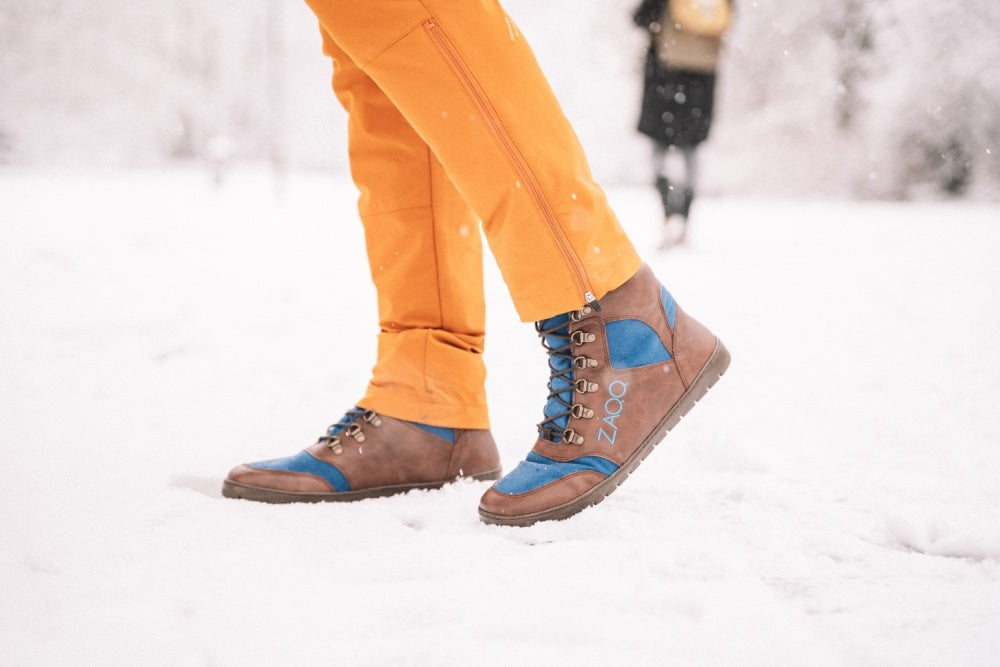 Hiqe marrón azul impermeable