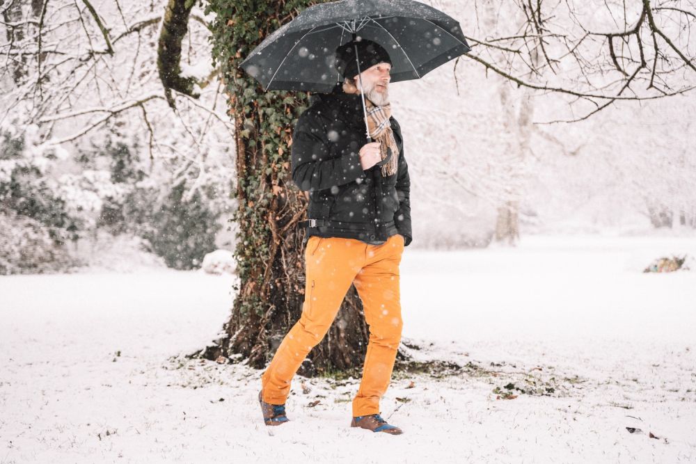 Hiqe marrón azul impermeable