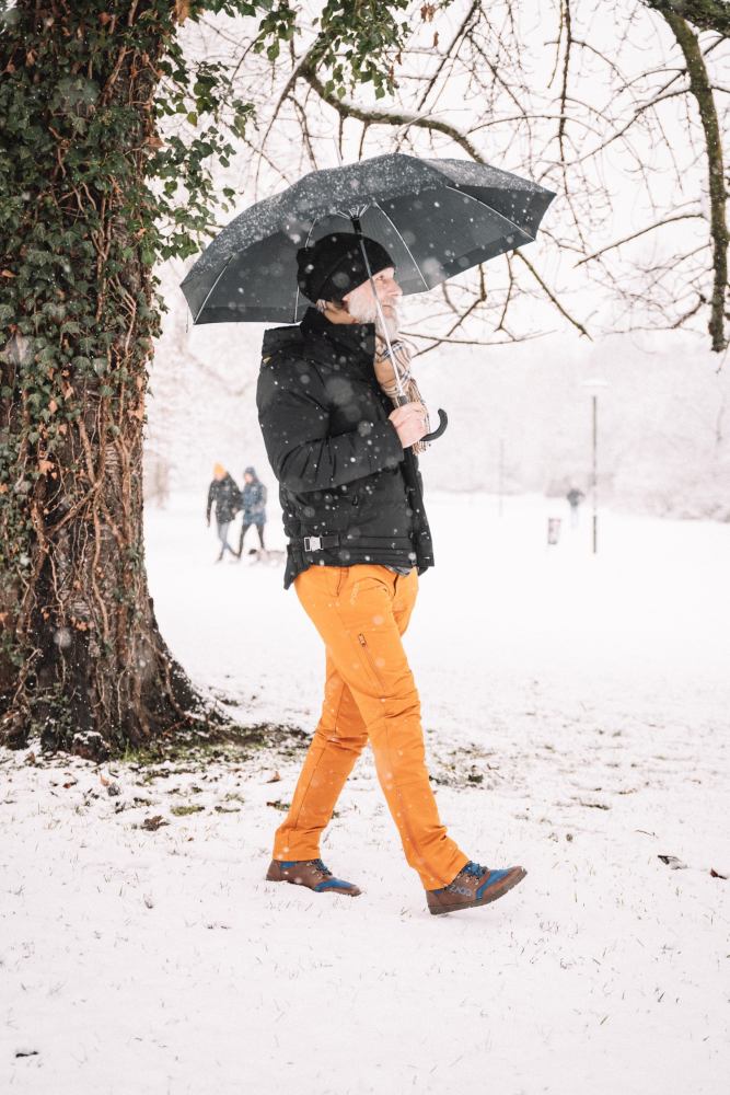 Hiqe marrón azul impermeable