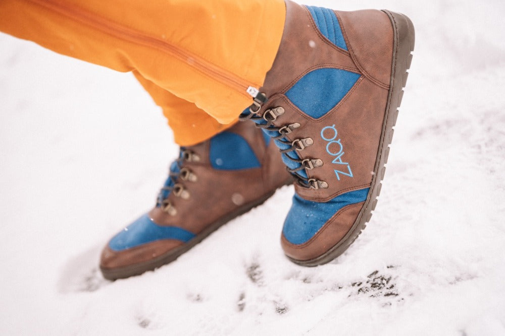 Hiqe marrón azul impermeable