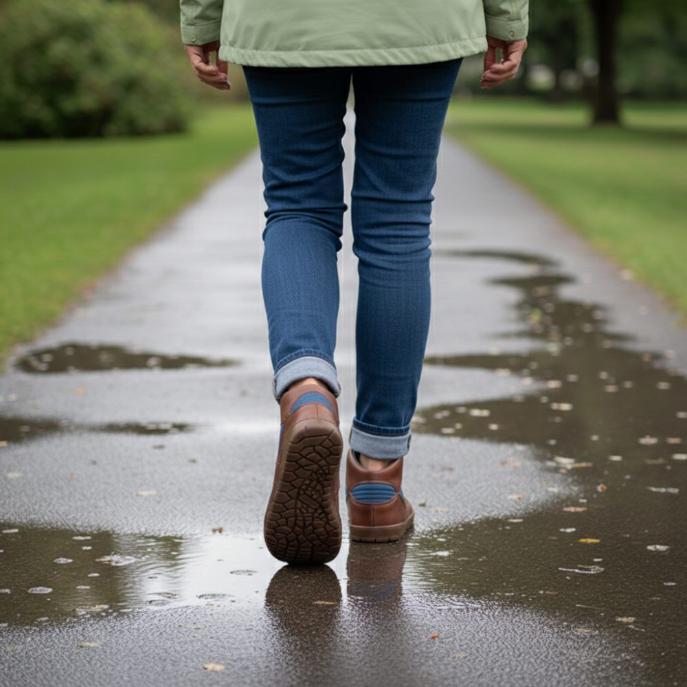 „Hiqe Mid Vegan Blue Handerpoof“