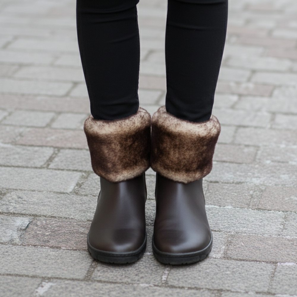 ZAQQ HUQ Dark Brown Boots - Barefoot Shoes