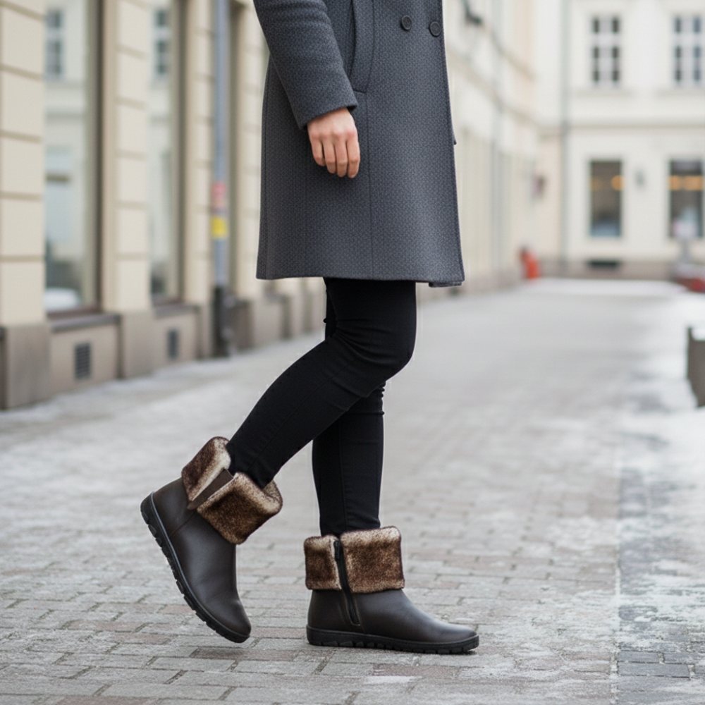 ZAQQ HUQ Dark Brown Boots - Barefoot Shoes