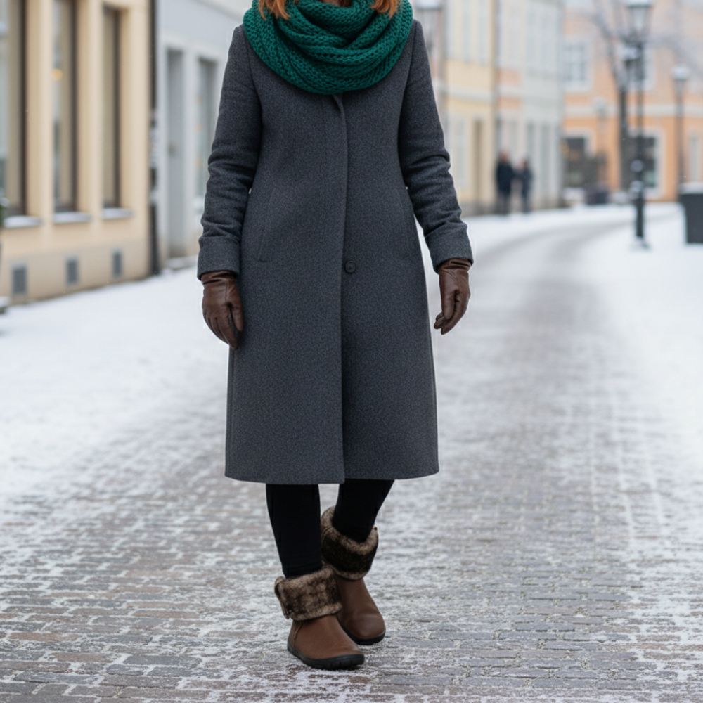 Huq invierno marrón