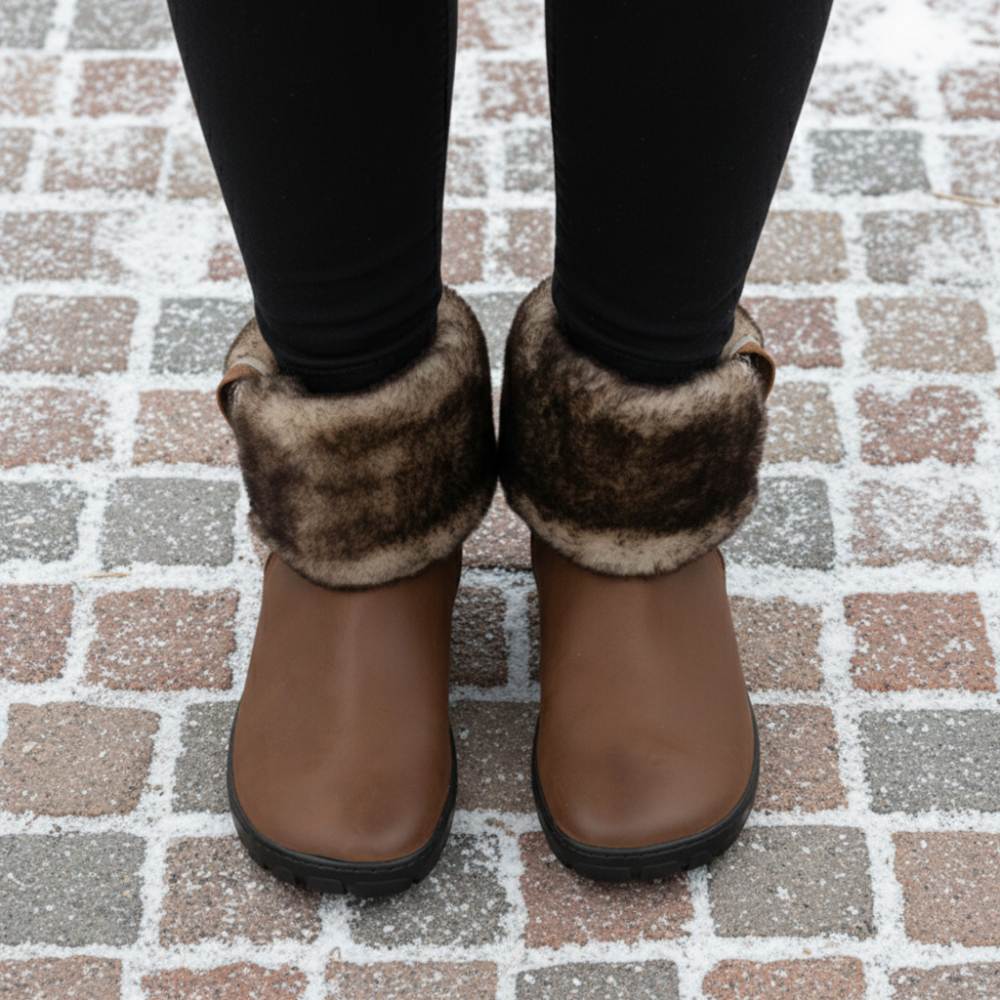 Huq invierno marrón