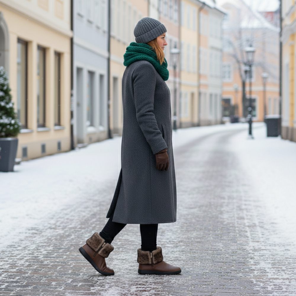 Huq invierno marrón