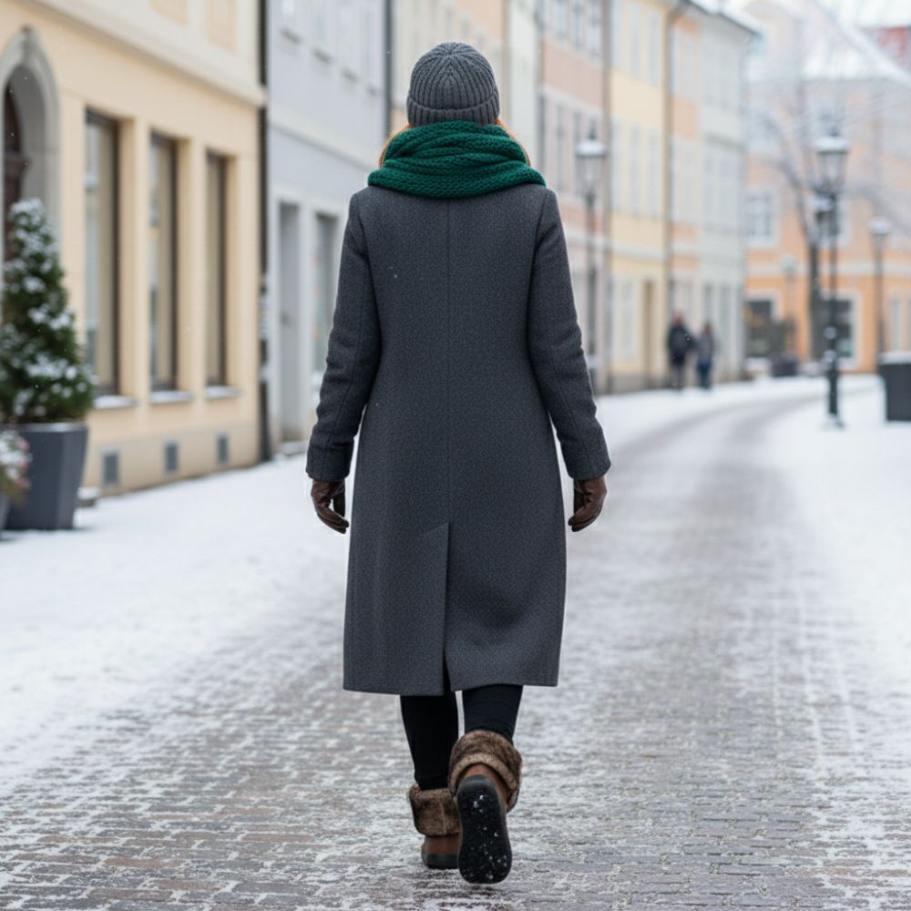 Huq invierno marrón