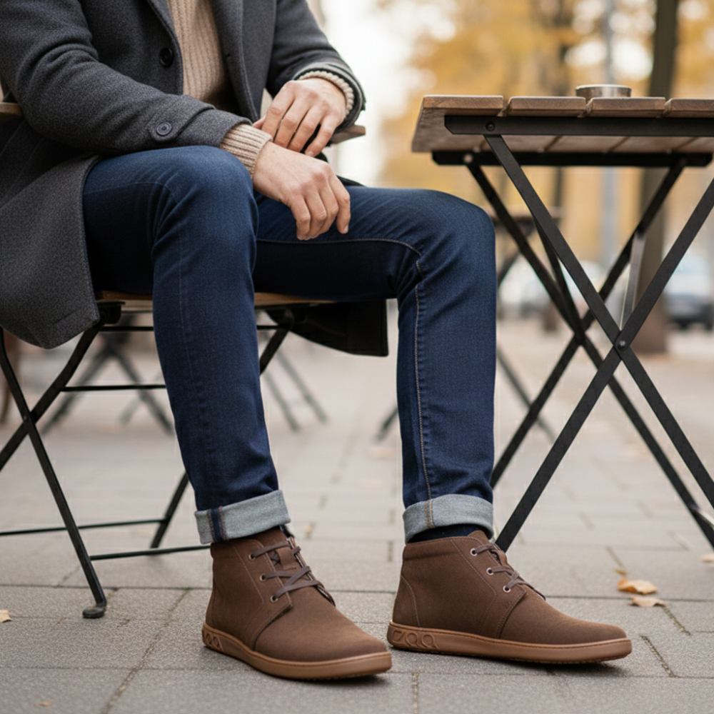 ZAQQ LANQASTER Brown - Barefoot Shoes, Boots