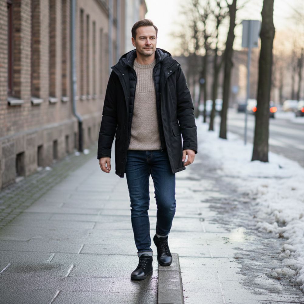 OMSQ ziemas vidū melns