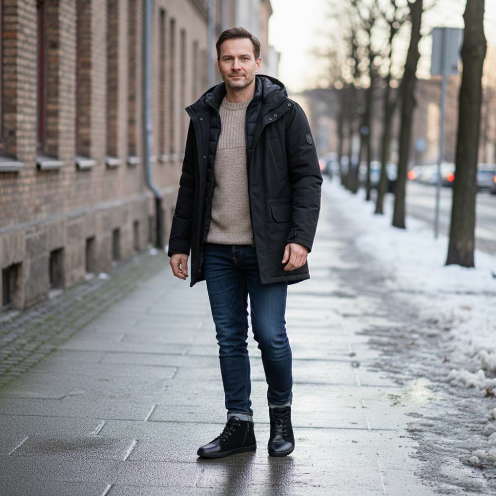 OMSQ ziemas vidū melns