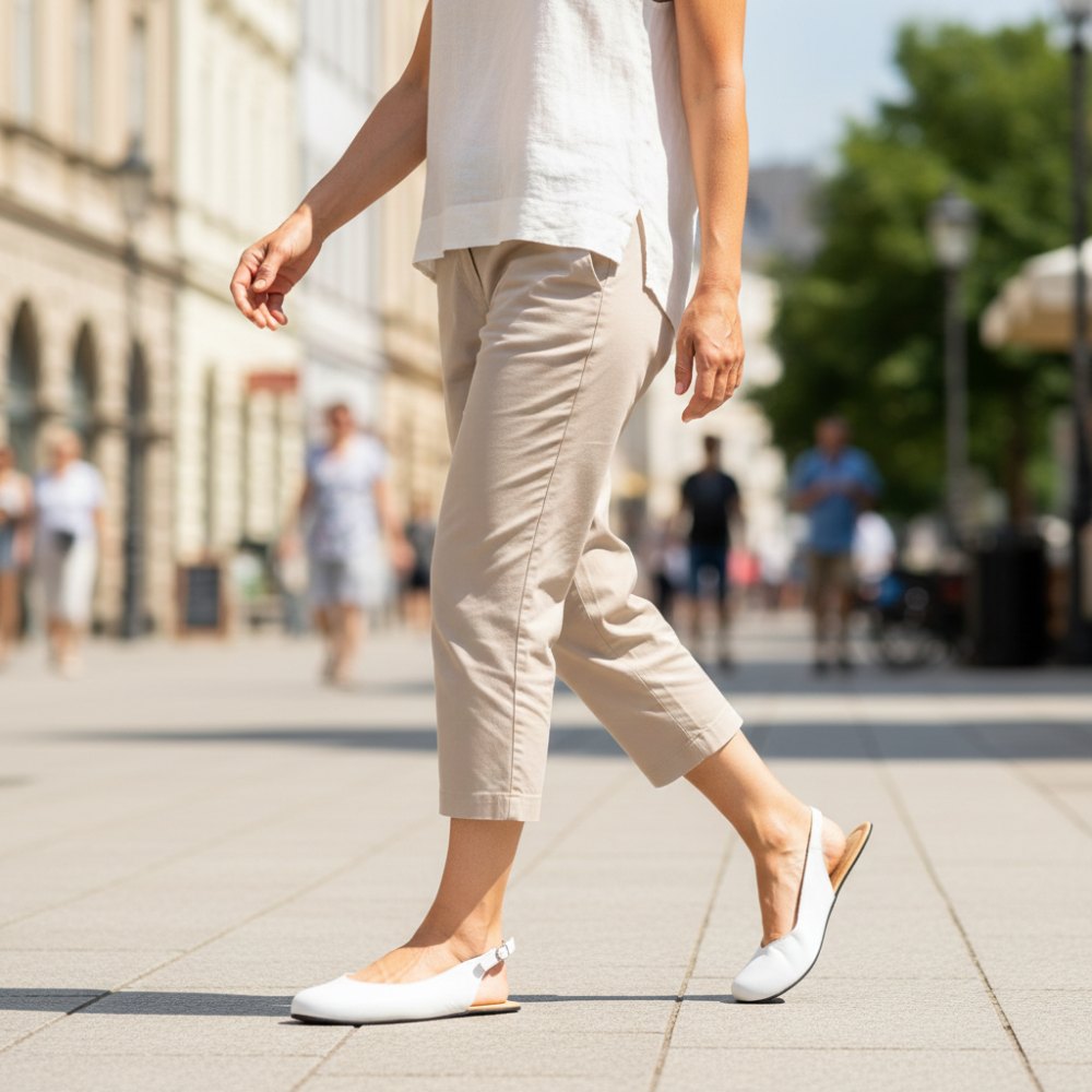ZAQQ Barefoot Ballerina: PINQ White for Ladies