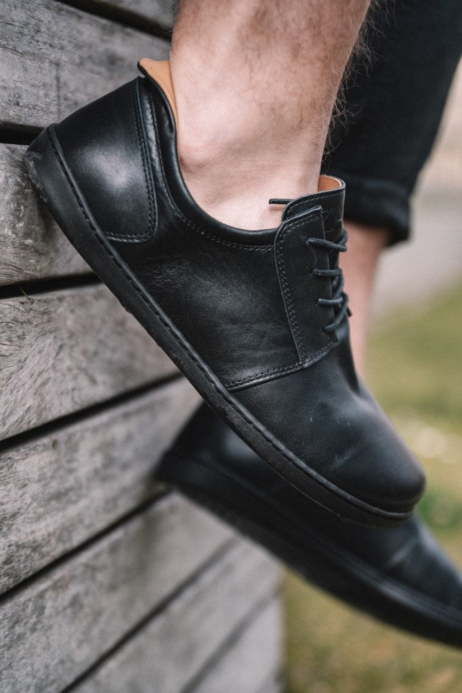 PIQUANT Nappa Black - Black barefoot shoes | ZAQQ