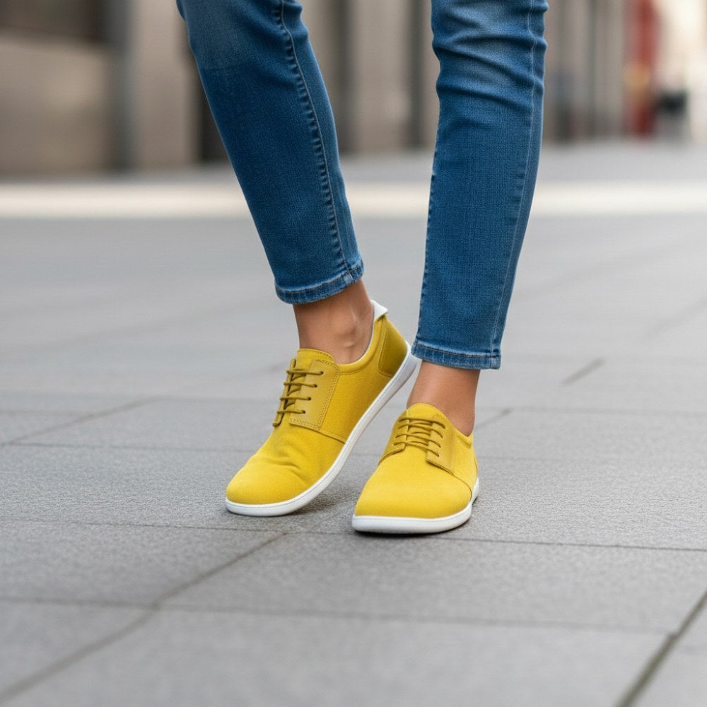 PIQUANT YELLOW: Comfortable Sneakers | ZAQQ Barefoot Shoes