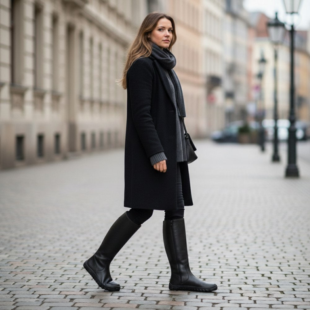 Experience freedom & style: discover black barefoot boots! – ZAQQ