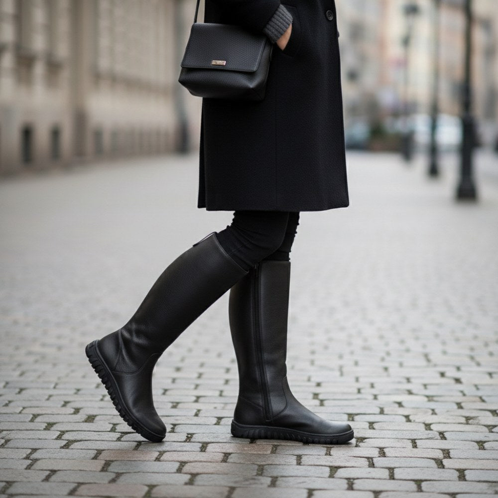 Experience freedom & style: discover black barefoot boots! – ZAQQ