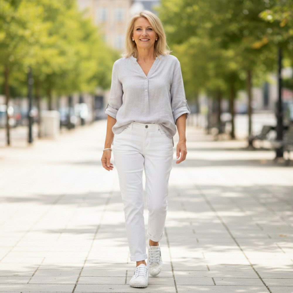 Kellija pelēka balta