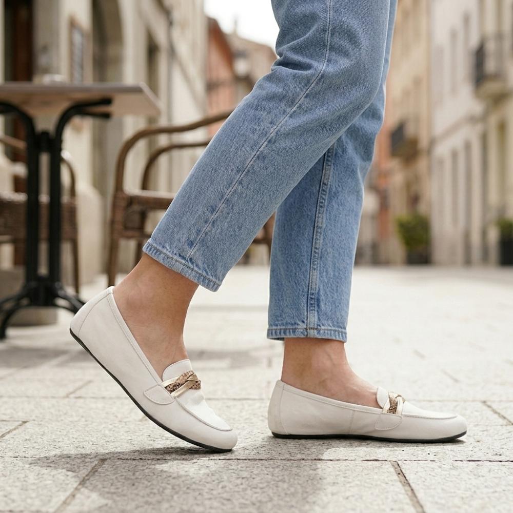 ZAQQ QERP White - Mocassin Barefoot Shoes