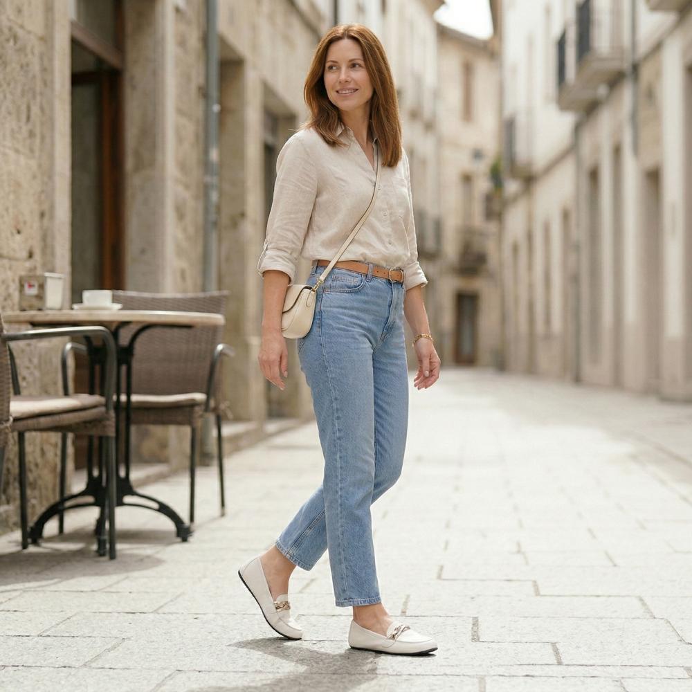 ZAQQ QERP White - Mocassin Barefoot Shoes