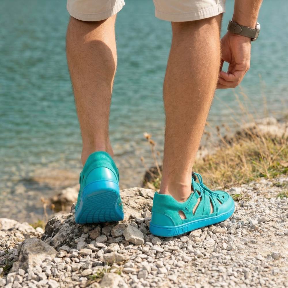 QLEAR Turquoise: Outdoor Shoe Summer | ZAQQ Barefoot Shoes