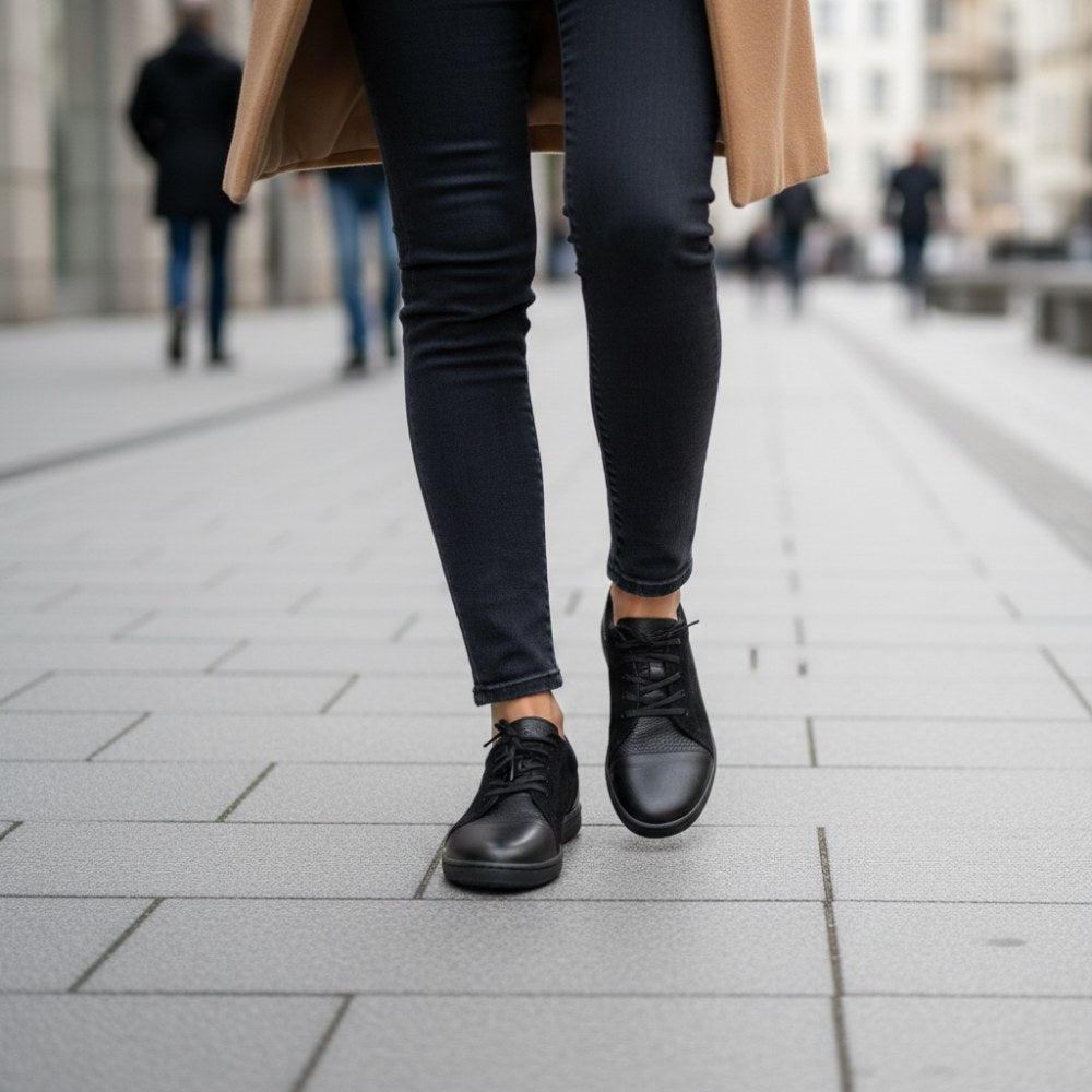 ZAQQ QORE Low Black - Sneaker Barefoot Shoes