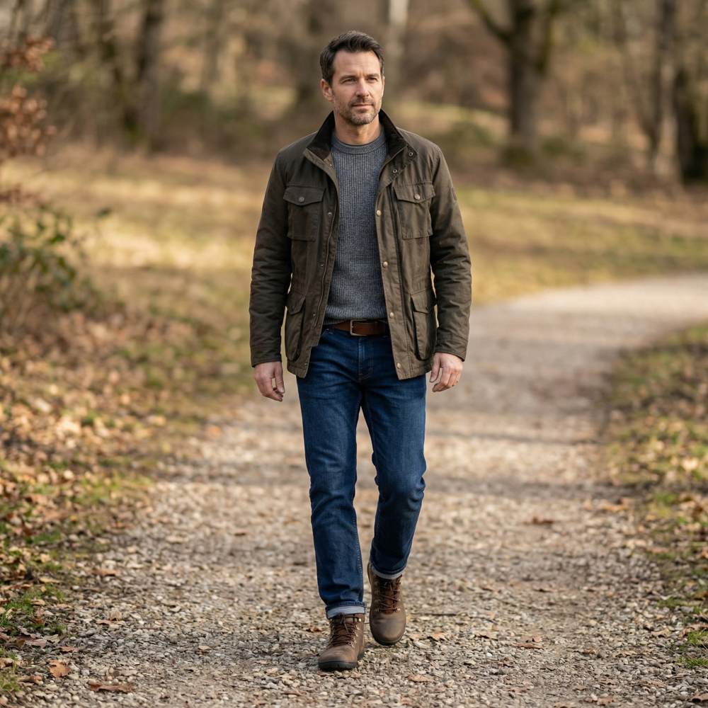 QOUNT Καφέ Αδιάβροχο