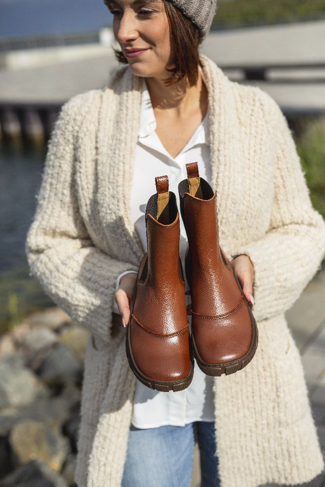 ELASTIQ Brown | ZAQQ Barefoot Shoes
