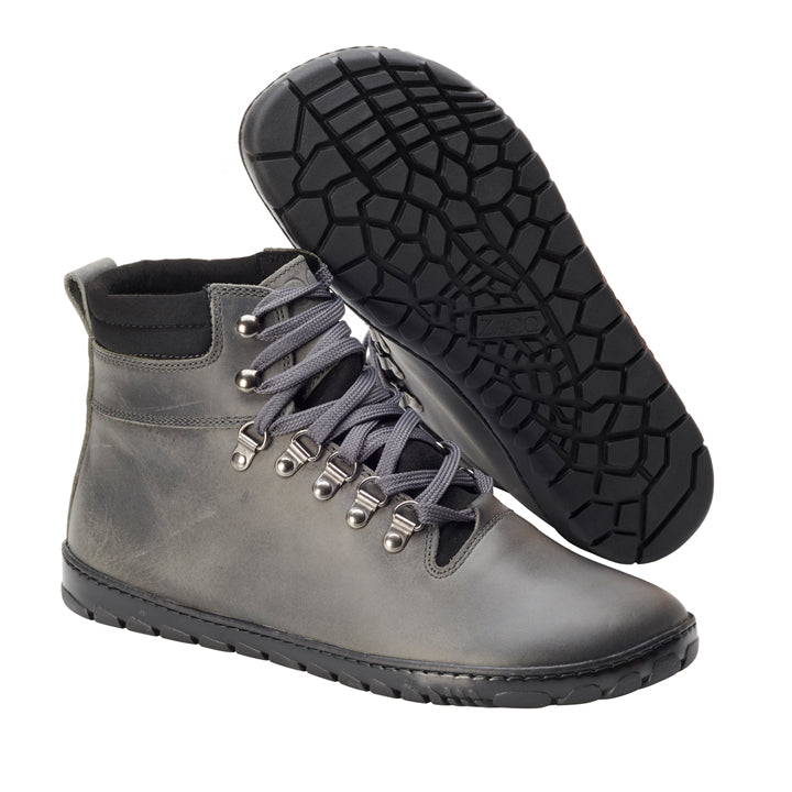EXPEQ Wide Grey: Extrawide ZAQQ Barefoot Shoes
