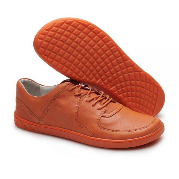 bright orange dress shoes Oxfords