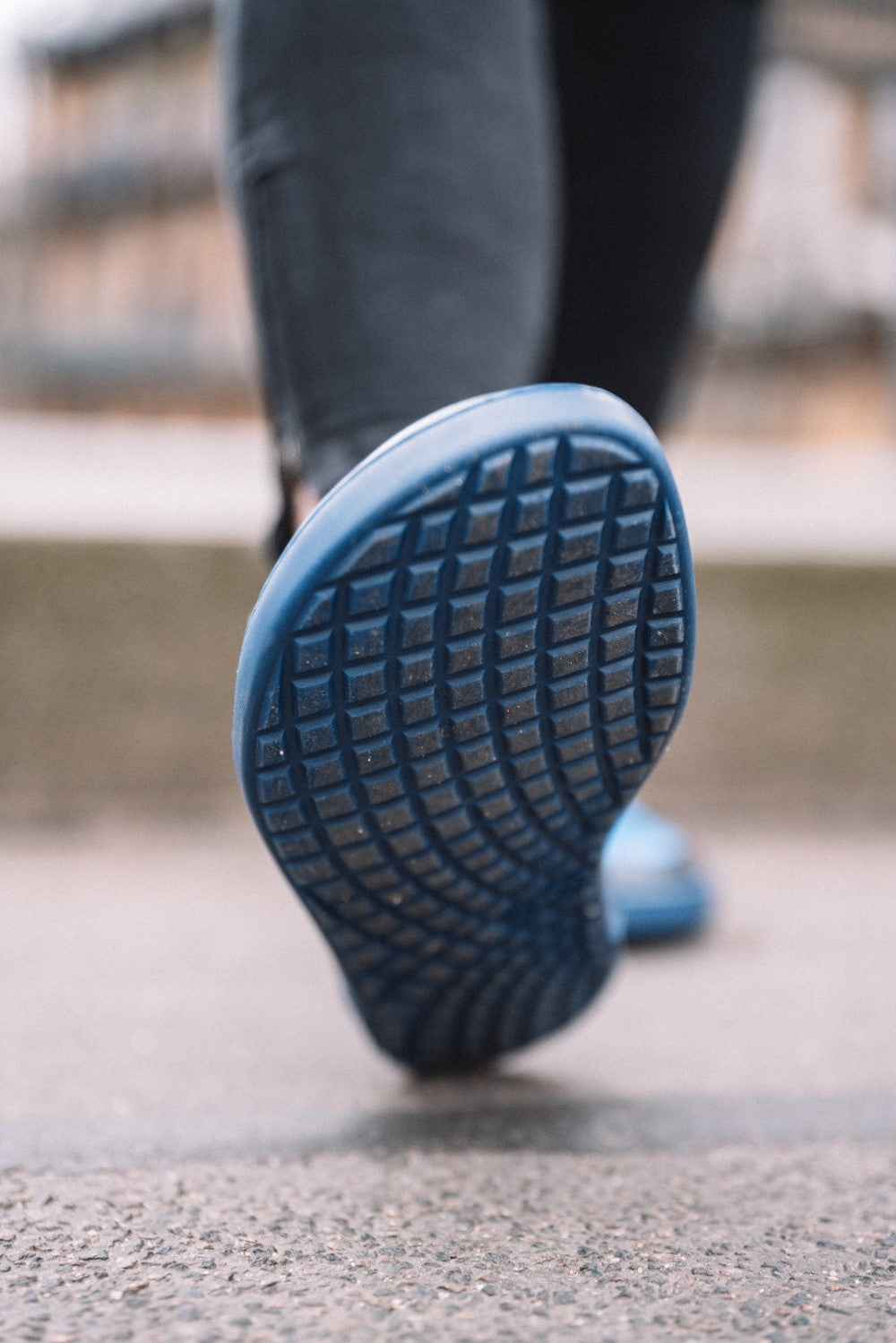 Comfortable blue sneaker boots | ZAQQ barefoot shoes