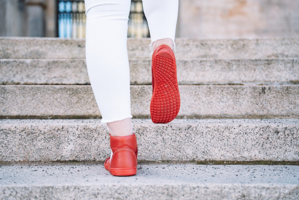 Red Sneakerboots: Comfortable & Healthy | ZAQQ Barefoot Shoes