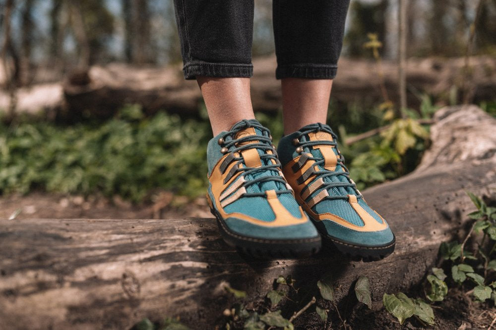 Bright blue orange: your adventure barefoot shoe! – ZAQQ