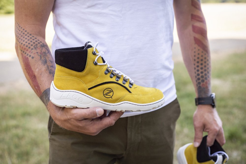TERRAQ Yellow Waterproof Outdoor Shoes | ZAQQ Barefoot
