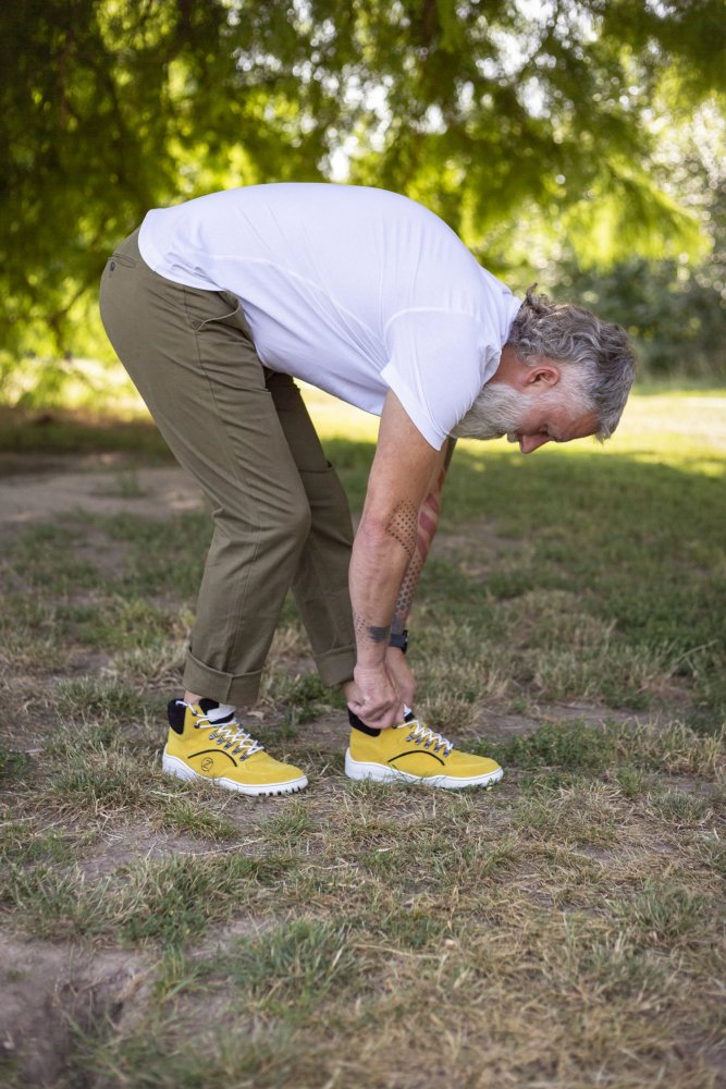 TERRAQ Yellow Waterproof Outdoor Shoes | ZAQQ Barefoot
