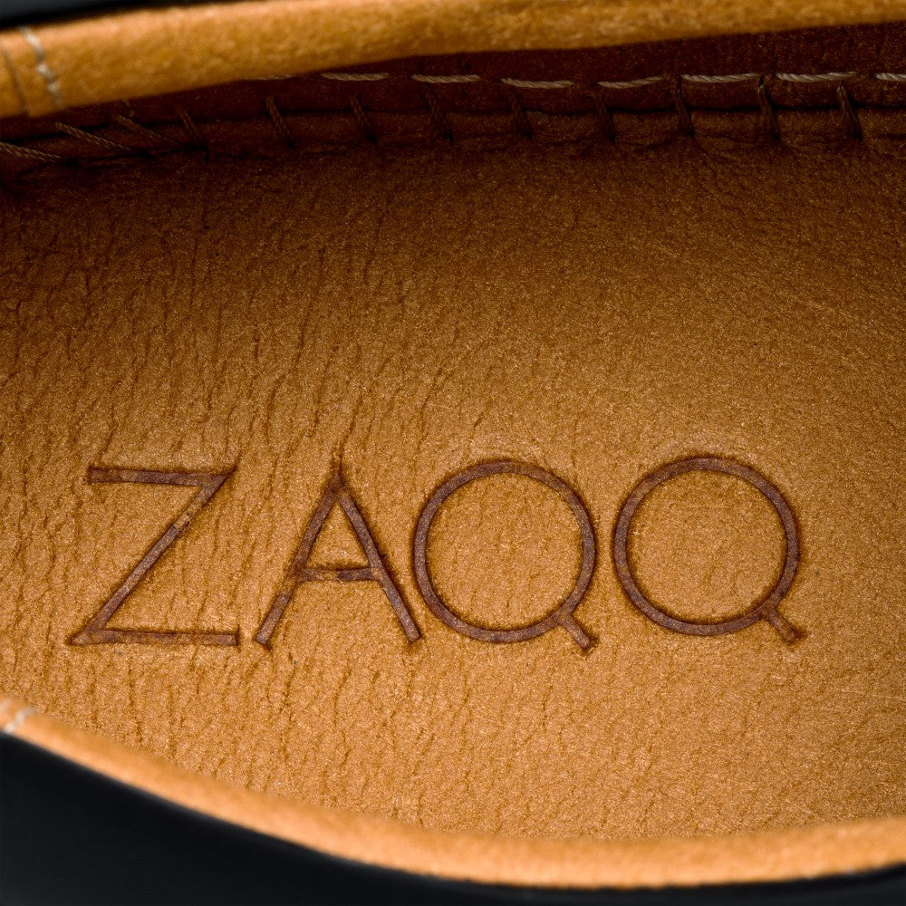 zaqq peaq leather dress shoe PEAQ Dark Brown