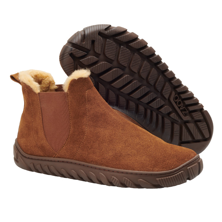 XANQA Taupe Boots | ZAQQ Barefoot Shoes