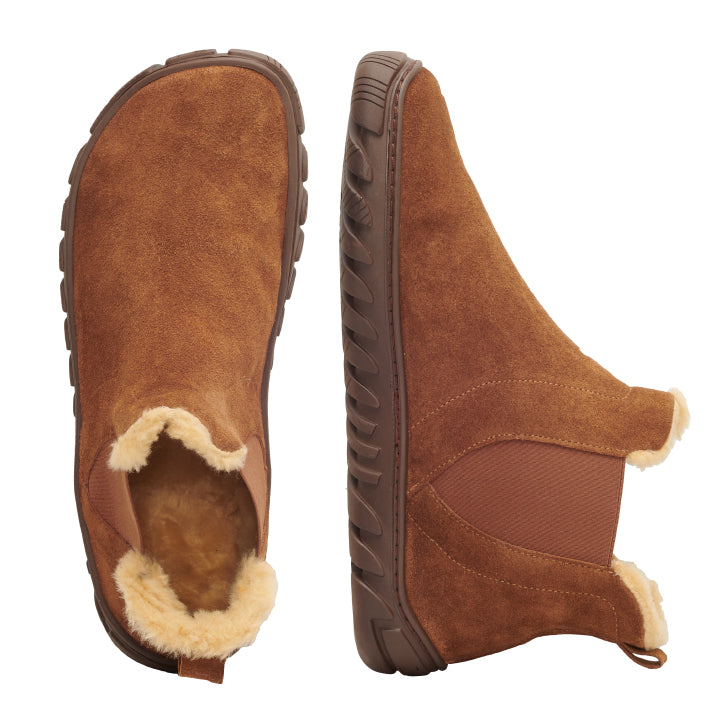 XANQA Taupe Boots | ZAQQ Barefoot Shoes
